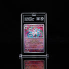 Front view of the TAG Sylveon Master Ball Reverse Holo Terastal Festival card in GEM MINT condition